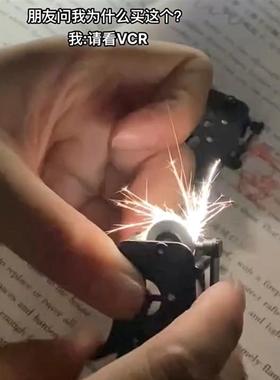 打火石小玩意齿轮牙箱小玩具塑料打鼓解压玩具磨火花无聊解闷神器