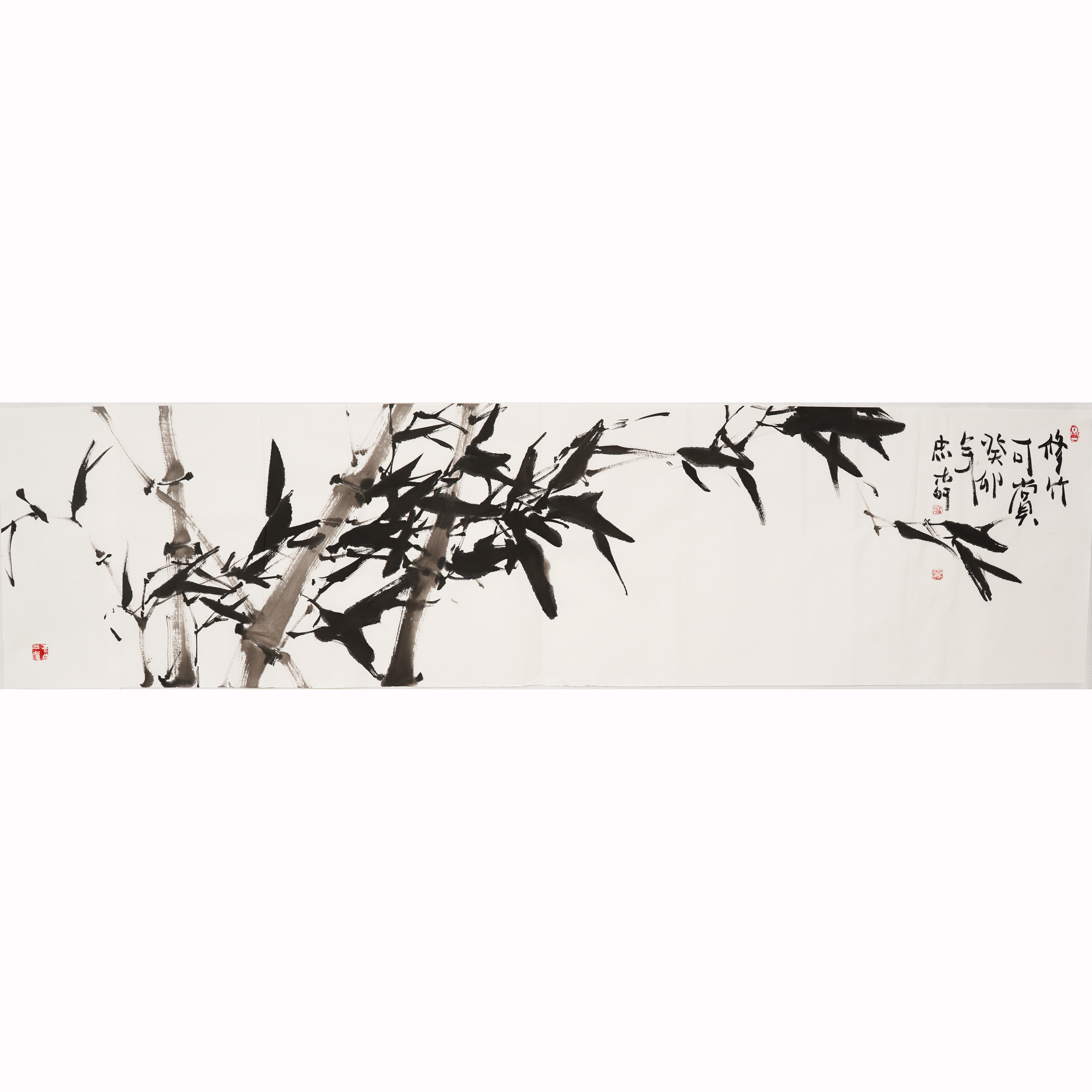 四尺对开国画牡丹手绘花鸟荷花办公室茶楼客厅装饰画廖忠柳00010图片