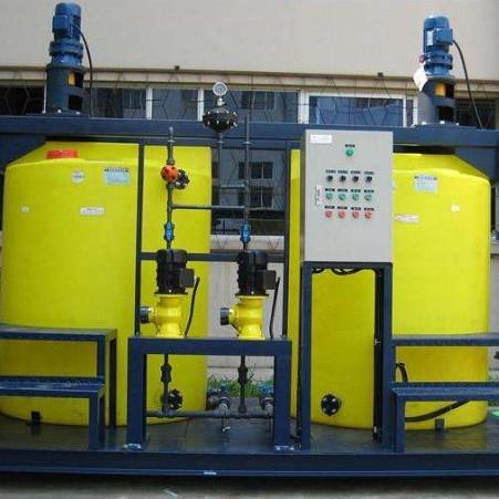 厂家自动一体化pam/pac加药联动污水处理系统pe加药控制装置泳池