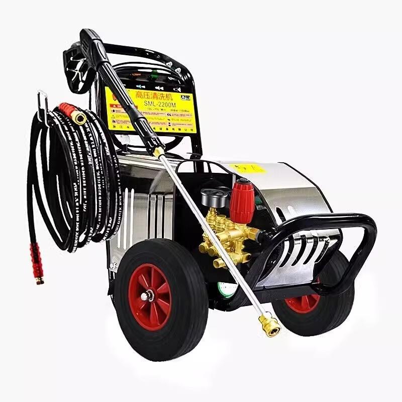 水魔力-2200M清洗机商用工业洗车机80v高压全自动刷车泵水枪