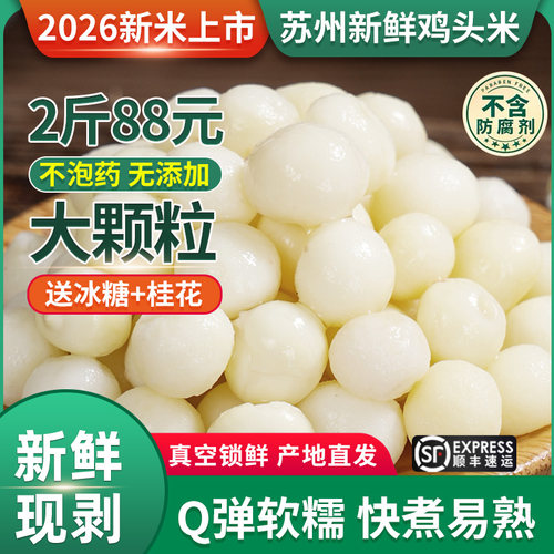 苏州鸡头米新鲜大颗粒鲜芡实