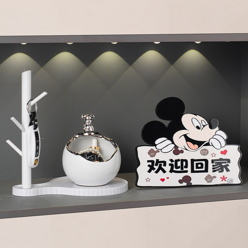 客厅暴力熊装饰品入户门口玄关放钥匙置物架现代高端鞋柜收纳摆件,家居饰品,装饰摆件,淘宝优惠券,粉丝福利购,淘宝优惠卷