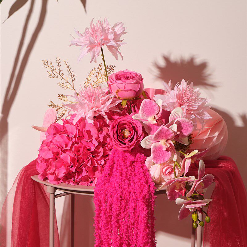 婚房花艺玫红大红色系仿真花假花结婚卧室客厅布置桌花喜庆床头花,节庆用品/礼品,婚房装扮用品,淘宝优惠券,粉丝福利购,淘宝优惠卷