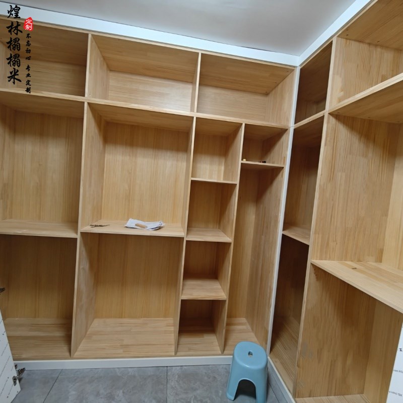 纯实木衣柜家用卧室2024新款大衣橱环保衣柜衣帽间女孩儿童房定制