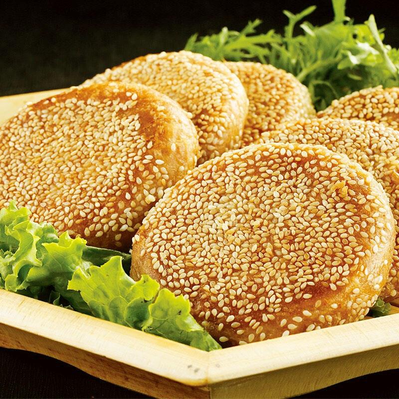 老北京芝麻酱烧饼糖火烧牛肉饼火锅点心椒盐香酥天津小吃旗舰店