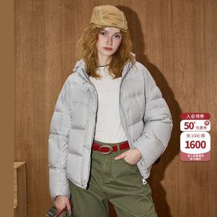 coolhut泡芙连帽短款羽绒服女冬季新款保暖小个子百搭面包服外套