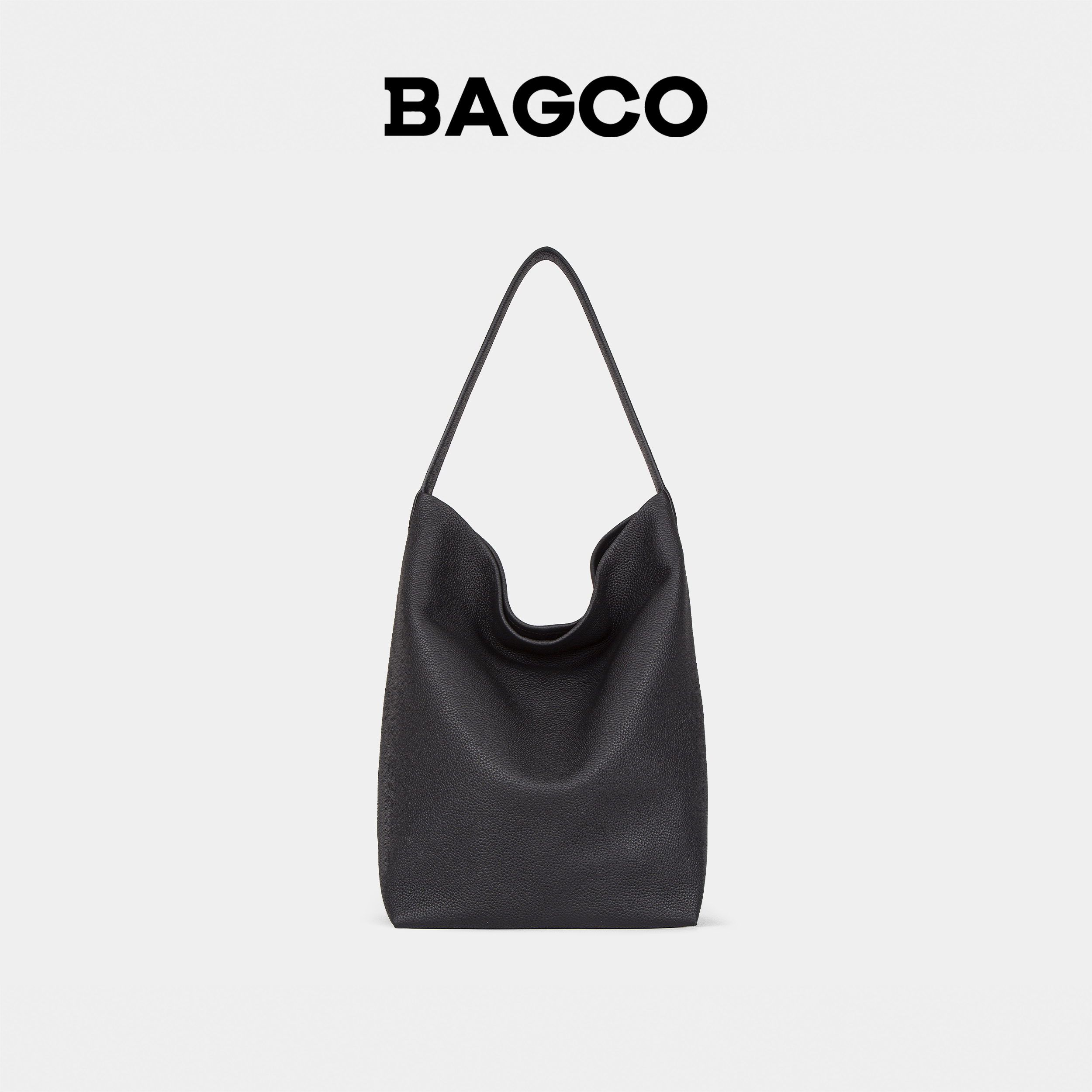 BAGCOT&R风衣水桶包头层小牛皮