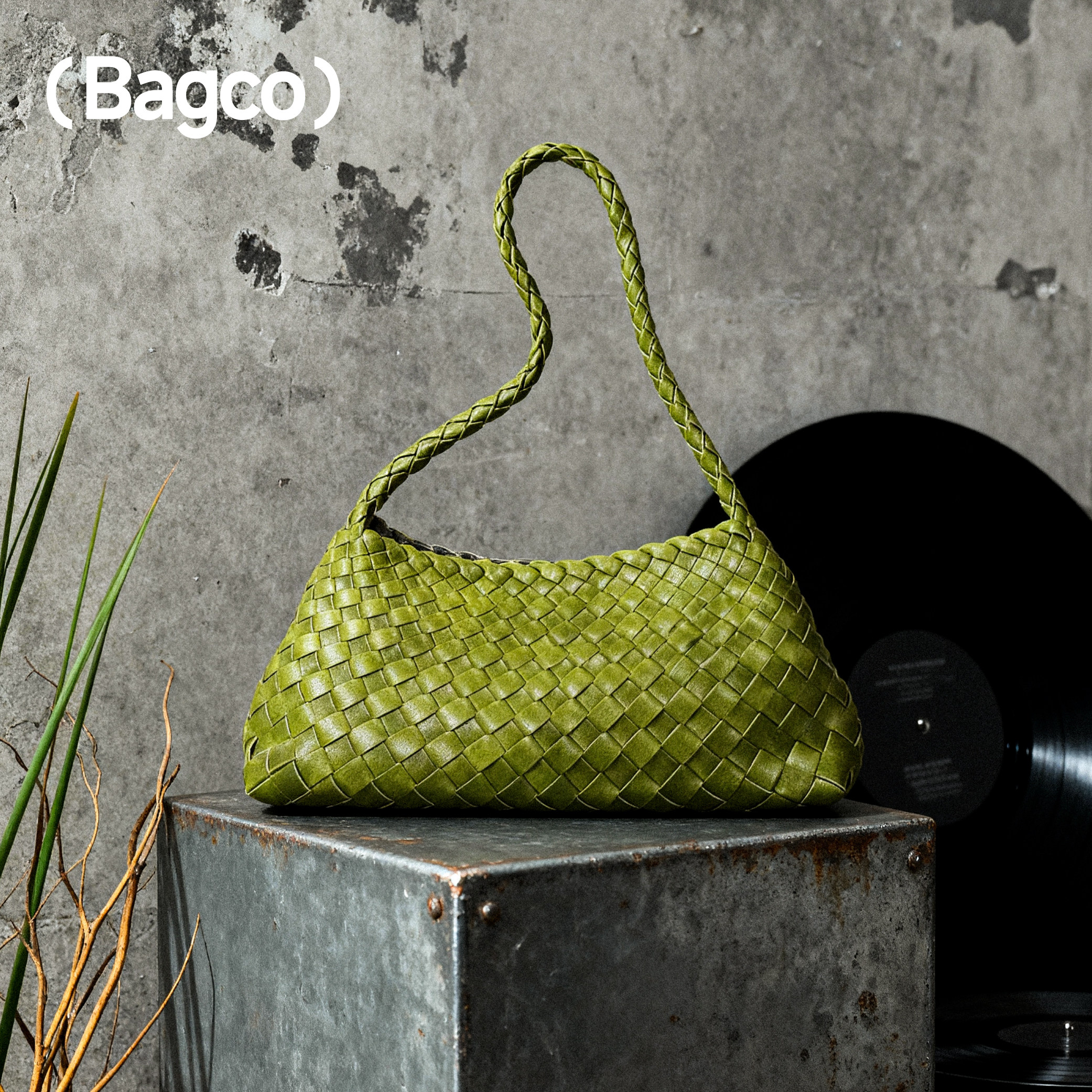 BAGCO手工编织小众设计月牙包单肩斜挎手拎女包银色包包,箱包皮具/热销女包/男包,单肩包,淘宝优惠券,粉丝福利购,淘宝优惠卷