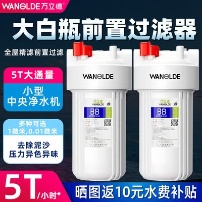 大白瓶净水器滤芯家用前置过滤器自来水过滤器过滤器滤水器净水器