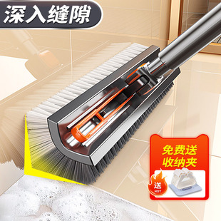 卫生间地刷洗厕所刷子长柄地板刷浴室清洁刷地缝刷缝隙清洁无死角