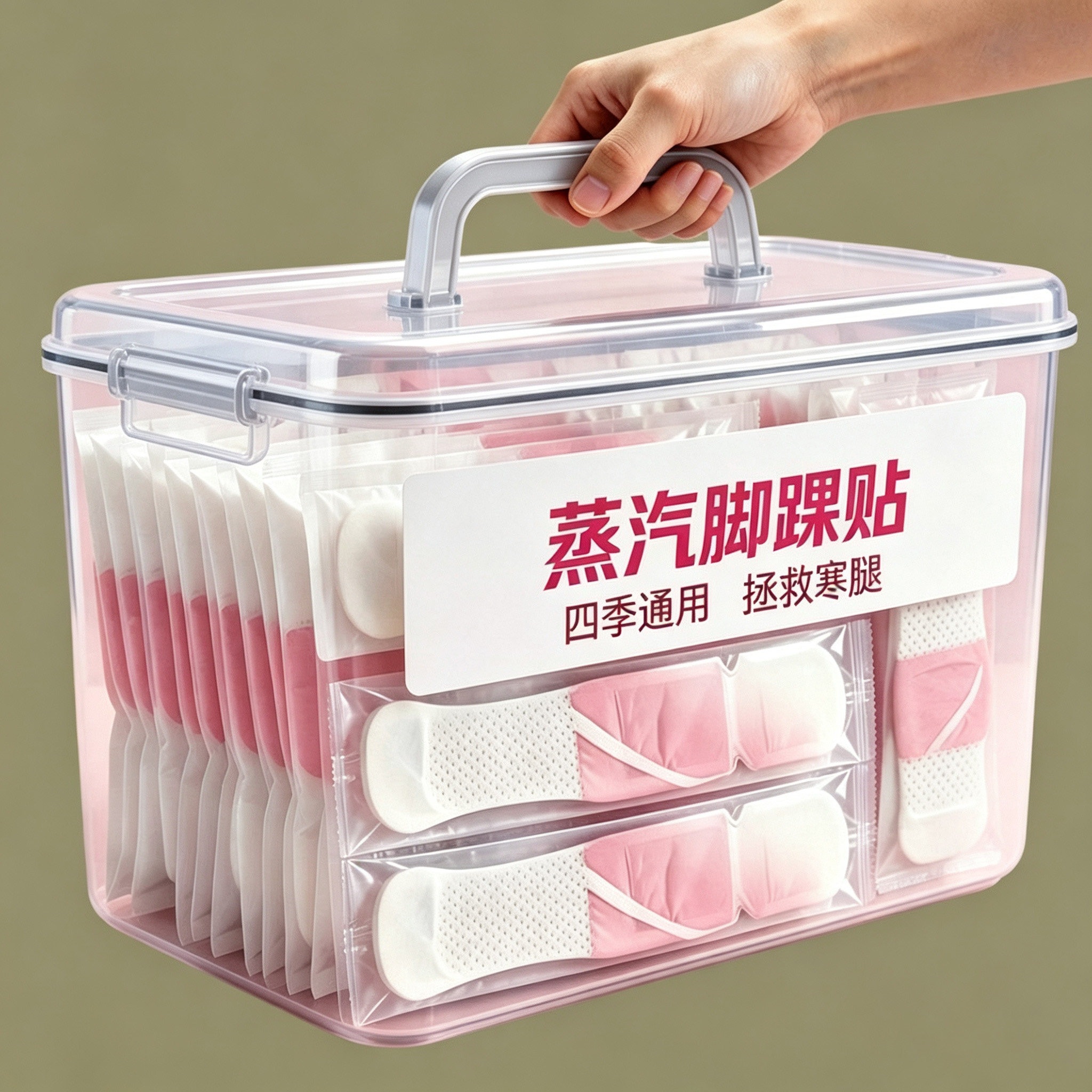 温和蒸汽暖脚踝贴自发热暖踝轻巧