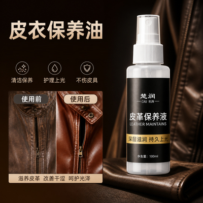 通用皮革保养油去污补色提亮