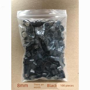 鸽子肉鸽信鸽脚环活扣鸟用记号环识别环超轻脚圈标签公母记号环