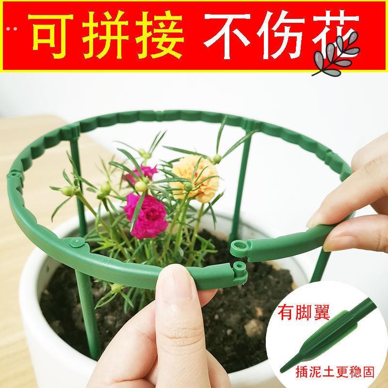 蟹爪兰花架可拼接花卉架子支架支撑圈爬藤架防倒伏支撑杆护叶托架