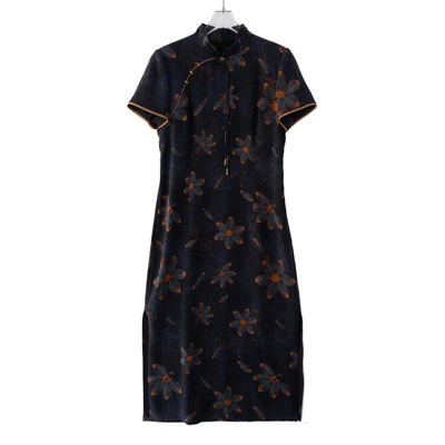 裙长112起【邢康莉甄选】真丝改良新中式旗袍 A2547