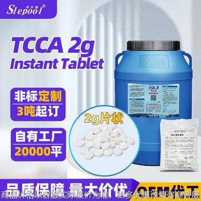 OEM TCCA 2g Instant Tablet Villa Pool Disinfectant Tablets