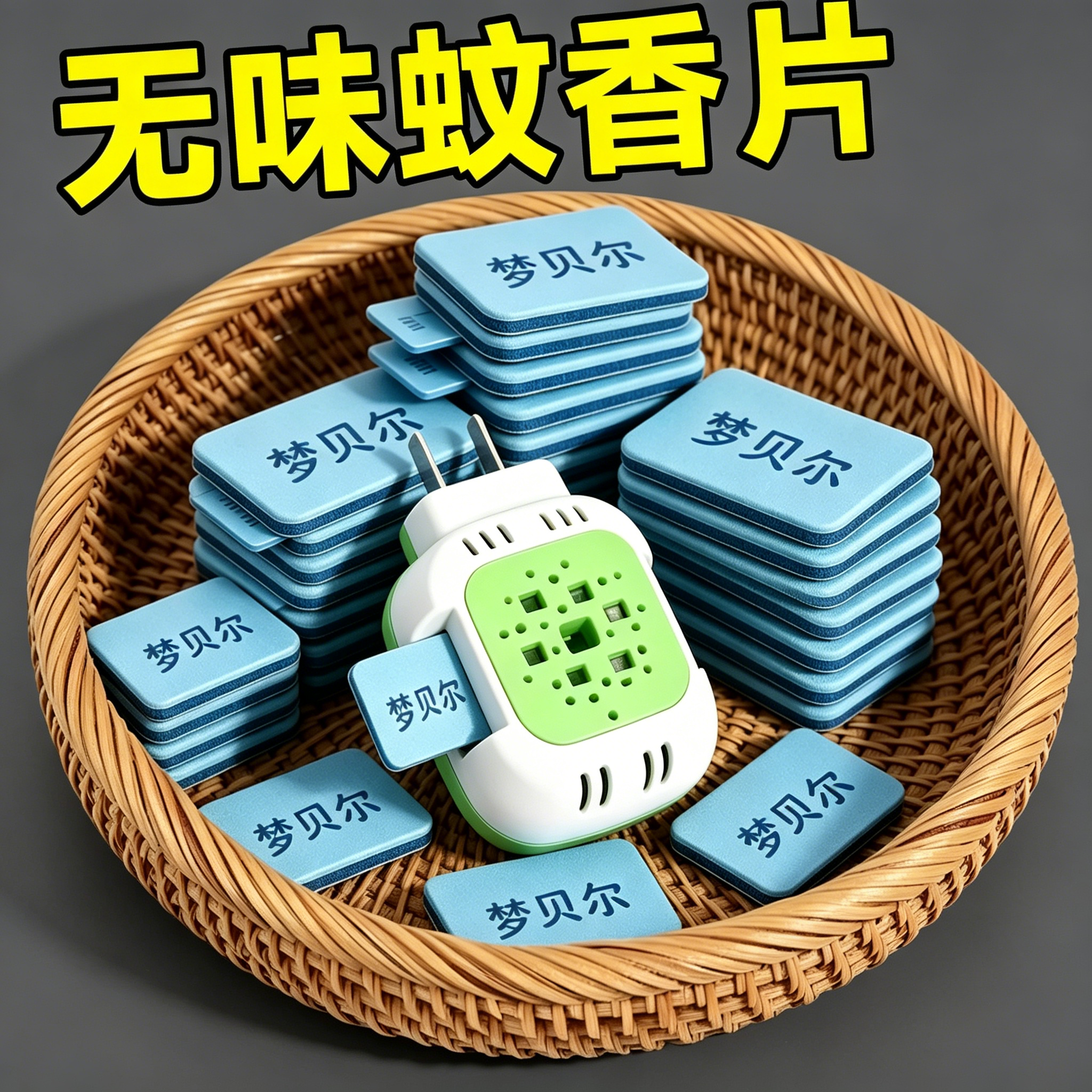电热无味蚊香片全家可用补充装
