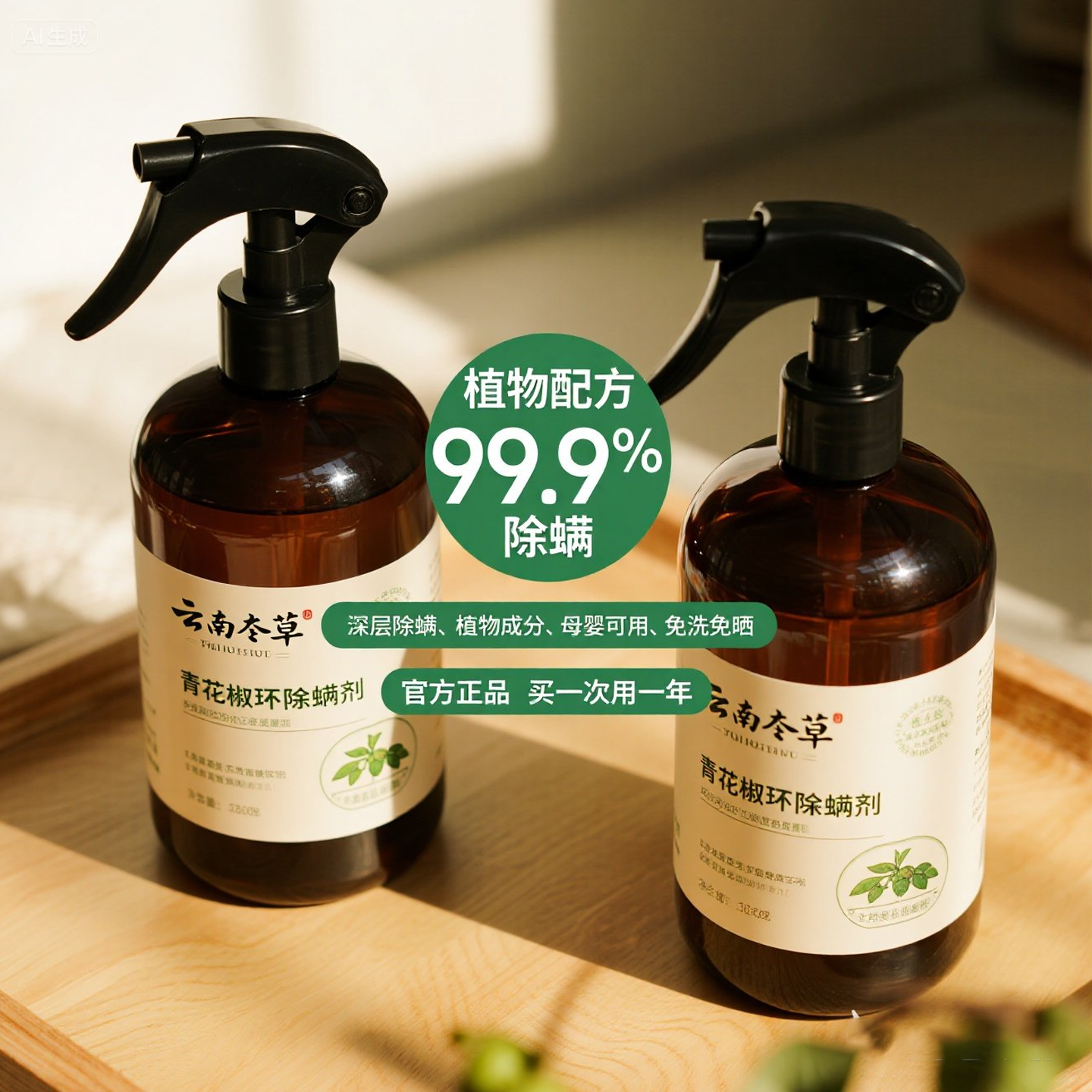 鼻炎家用过敏买二送一持久抑螨