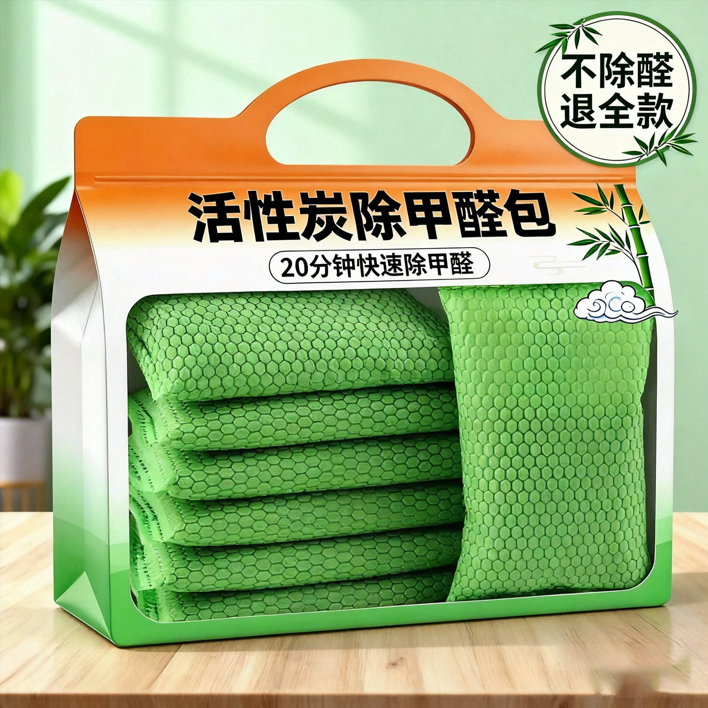 新房装修活性炭包除甲醛净化