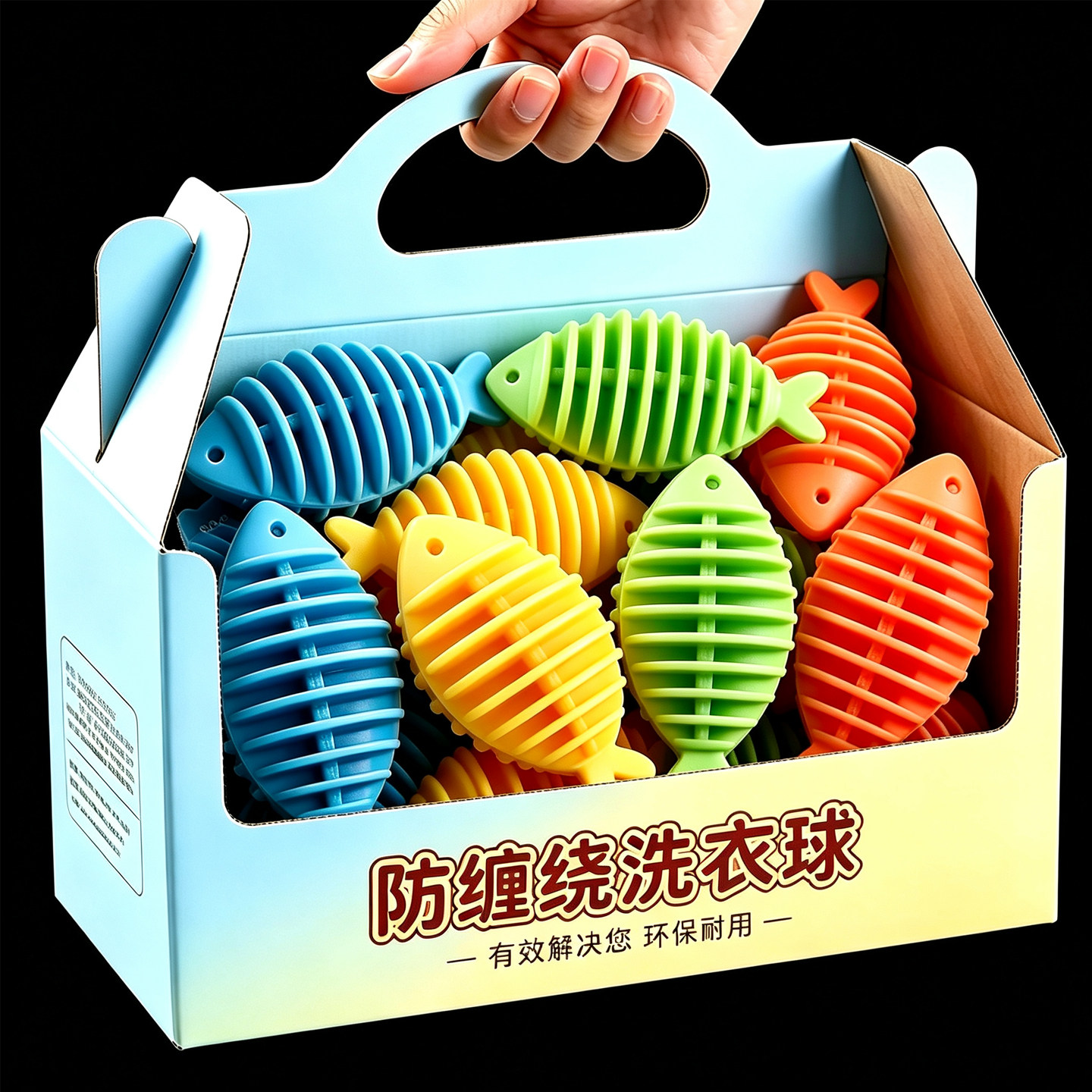 洗衣机防缠绕魔力去污球
