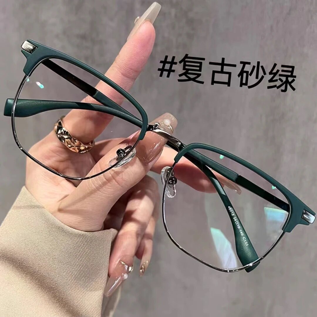 高档智能老花镜自动调节度数平光高清远近两用防蓝光新款老花眼镜