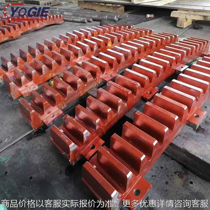 厂家直供传动配件45号钢齿条直齿齿条冶金设备齿条工业传动齿条