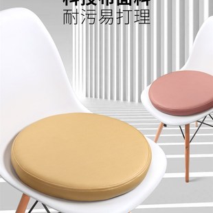 科技布记忆棉圆垫藤椅圆凳子圆形椅子坐垫阳台圈椅家用垫子飘窗垫
