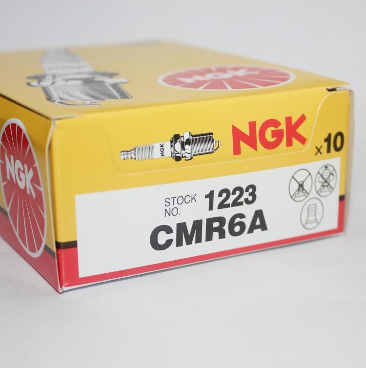 NGK火花塞CMR6A适用于罗宾割灌机小松绿篱机GX35割灌机139-2航模