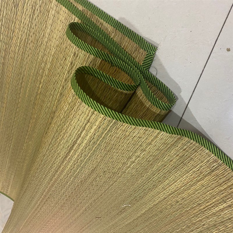 天然草席子芦苇席草编冬夏两用加厚加密学生宿舍凉席床垫老式图片
