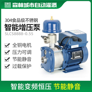 森林城市自动灌溉家用水源220V不锈钢智能变频增压泵园林绿化管道