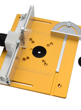 木工雕刻机电木铣倒装板工作台多功能升降台面倒角修边开槽铝面板