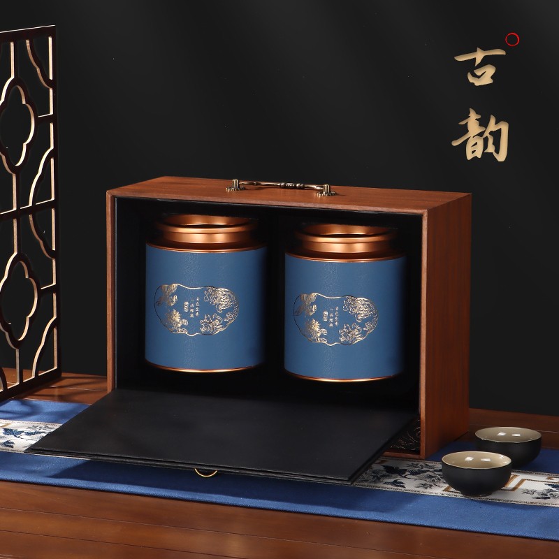 虎年茶叶礼盒装空盒高档古树红茶包装盒空礼盒复古包装一斤装盒子