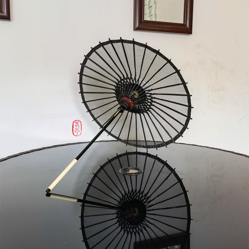 杭州春早迷你娃娃伞日式长柄和伞拍照古风伞和风工艺伞道具伞