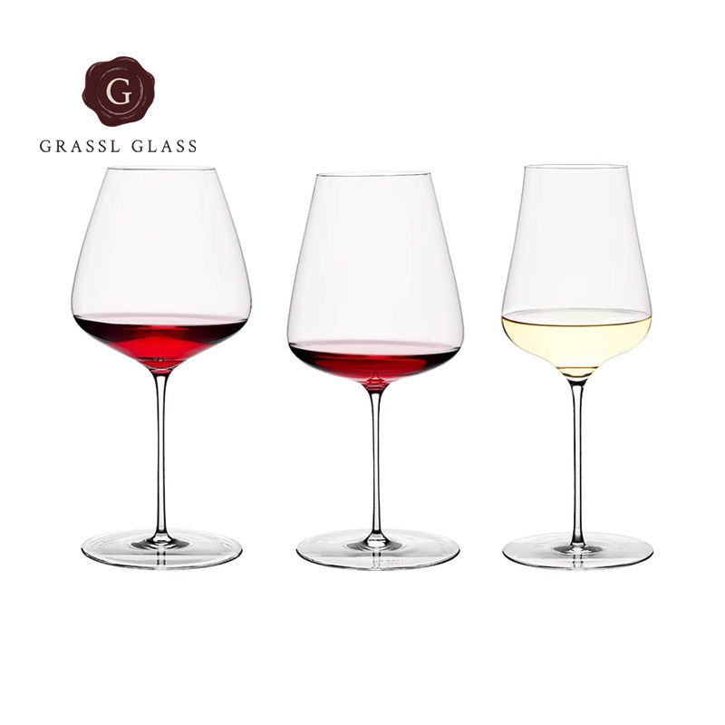 欧洲酒杯晶玻璃红白葡萄杯波尔多杯手工杯轻薄红酒杯
