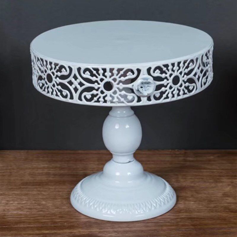 婚庆甜品台蛋糕架组合套装欧式铁艺蕾丝糕点盘13件套西点托盘装饰