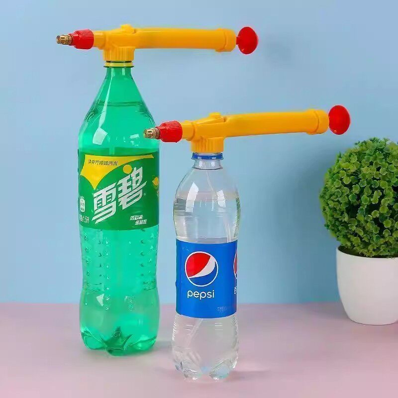 【下单立减50】饮料瓶喷雾器气压式喷头高压喷水壶浇花雾化器