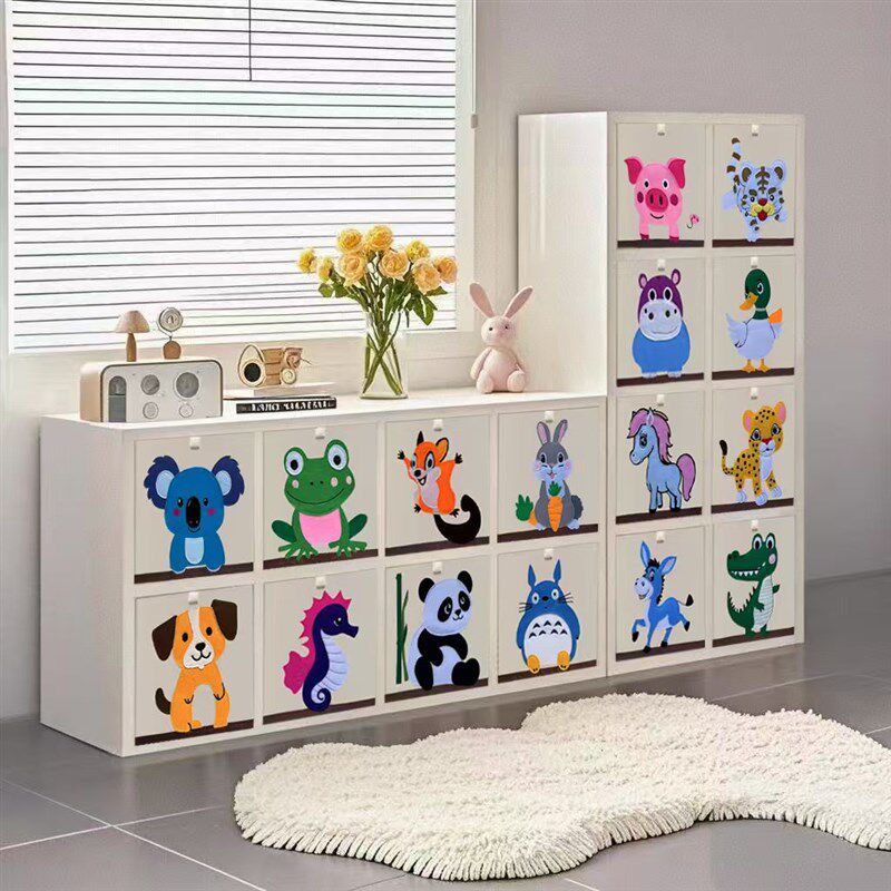 可洗布艺折叠玩具收纳箱幼儿园衣物书箱整理箱屉式生箱