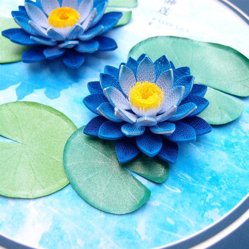 日葵衍纸材包一月一花丽花睡莲木芙蓉番红花菊花圣诞红