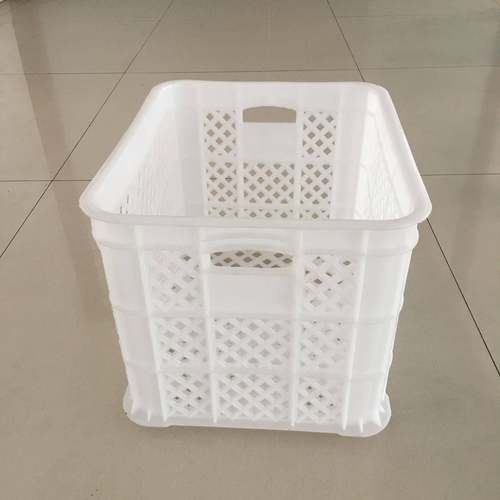 2.7斤斤筐蔬菜鸡蛋香菇水果周转筐白色长方形塑料水果筐