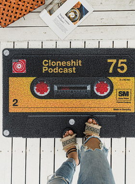 中式复古磁带进门地垫除尘防滑脚垫家用门口入户门地毯可裁剪门垫