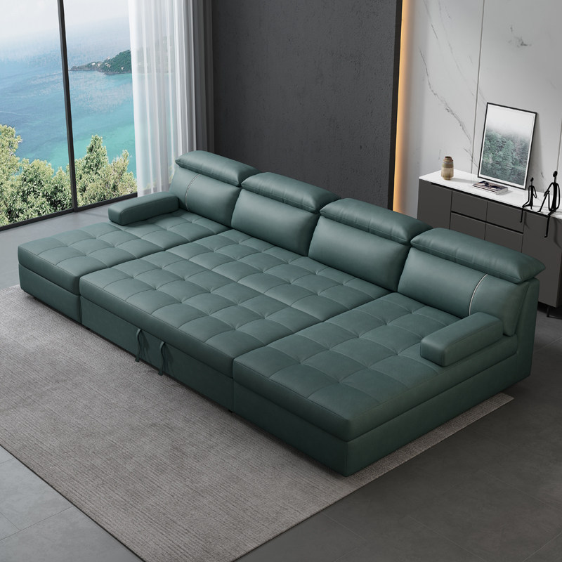 多功能转角沙发床折叠客厅两用抽拉式可变床的科技布艺沙发小户型