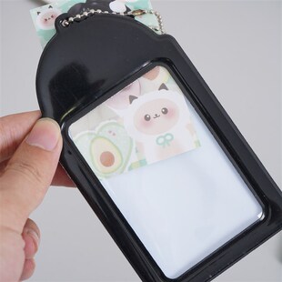 可定制加厚款 常规 3寸卡套小卡证件照小卡追星专辑挂脖公交车加厚