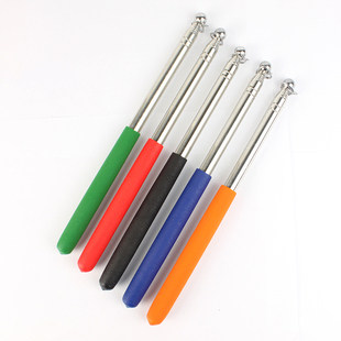 1.2米不锈钢可伸缩导游杆 教师教鞭郊游户外活动旗杆 携带方便