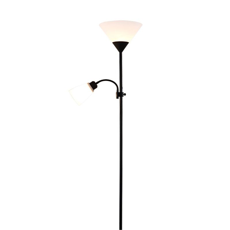 双头LED护眼落地灯客厅卧室床头立式台灯子母灯北欧创意工作地灯