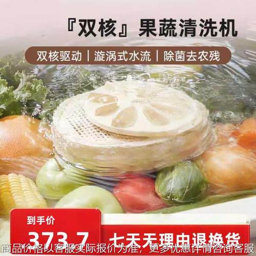 无线净菜宝去农药残留洗食材净化器果蔬清洗机家用