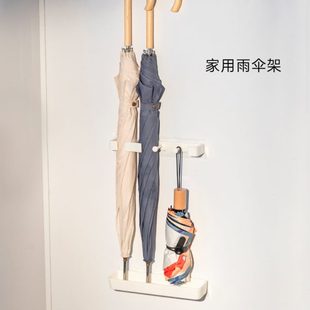 门后放伞神器宿舍门置物架挂钩侧面伞桶 家用雨伞收纳架玄关壁挂式
