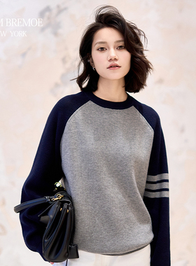 [TNOM BREMOE] 2025新款情侣毛衣慵懒高级感秋冬季女士套头外套男