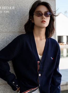 [TNOM BREMOE] 2025年新款经典小狗开衫女慵懒感高级感针织衫男
