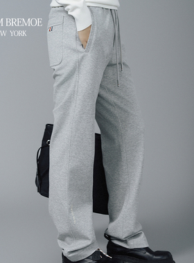 [TNOM BREMOE] 男款长裤秋冬松紧带宽松男装卫裤男士针织休闲裤