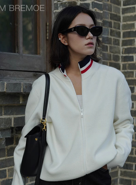 [TNOM BREMOE]  新款秋冬季拉链气质男女同款开衫针织衫长袖上衣